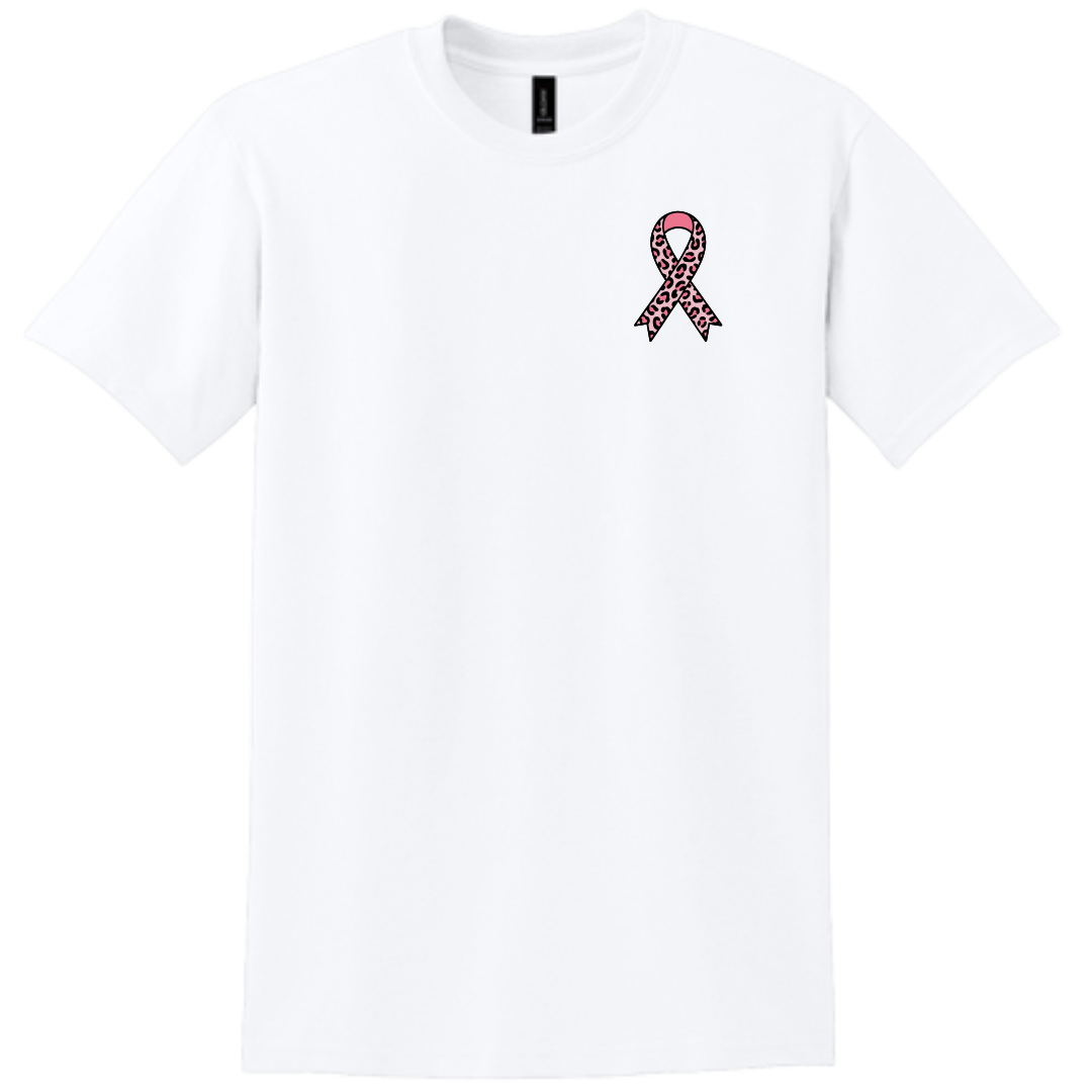 White cheetah breast cancer T-Shirt