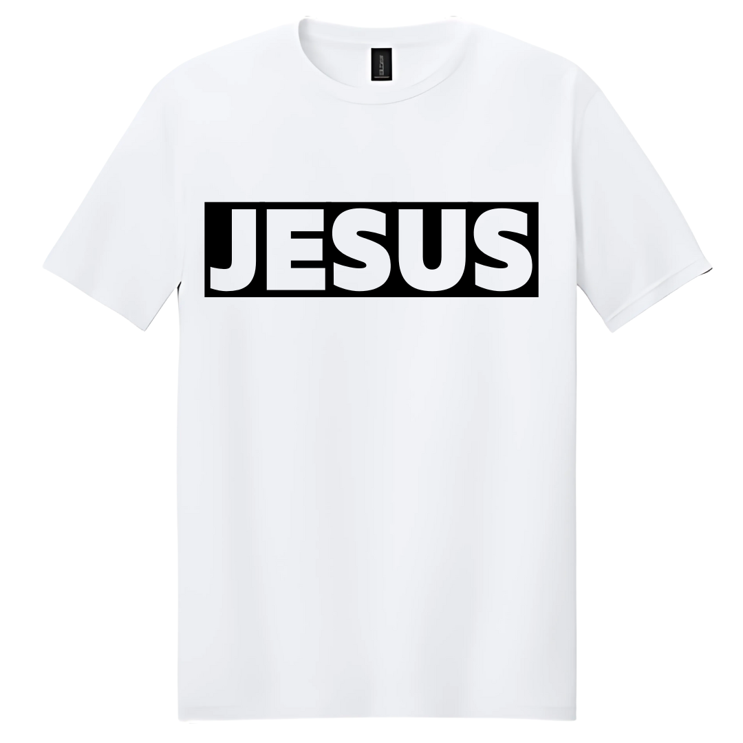 White "JESUS" T-Shirt image 1