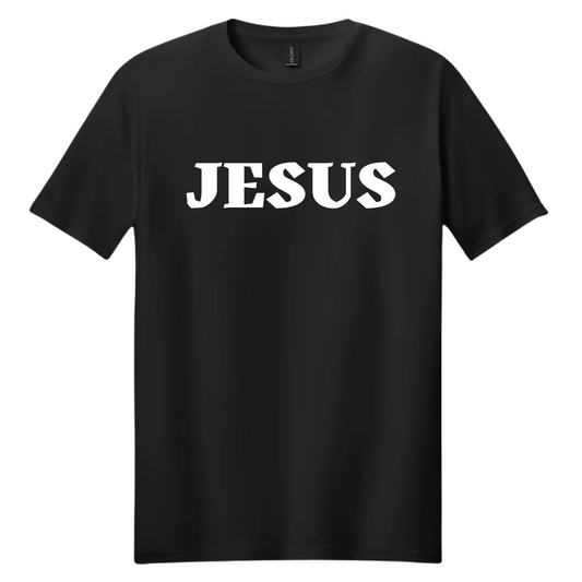 Black "JESUS" T-Shirt image 1
