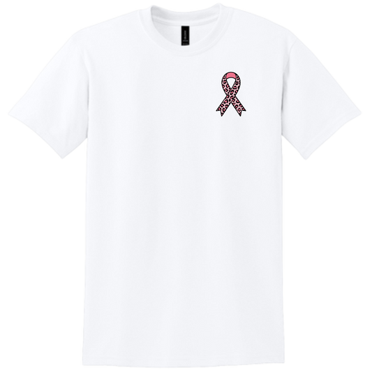 White cheetah breast cancer T-Shirt